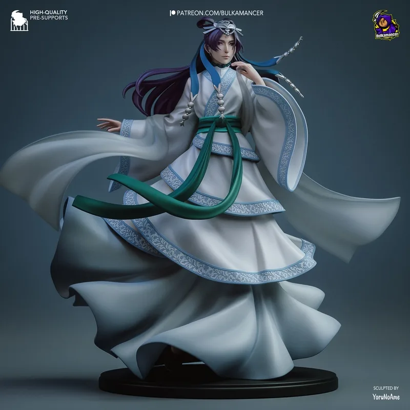 Bulkamancer - 金氏 - 药剂师日志 - 3D打印模型|Bulkamancer – Jinshi – The Apothecary Diaries – 3D Print Model