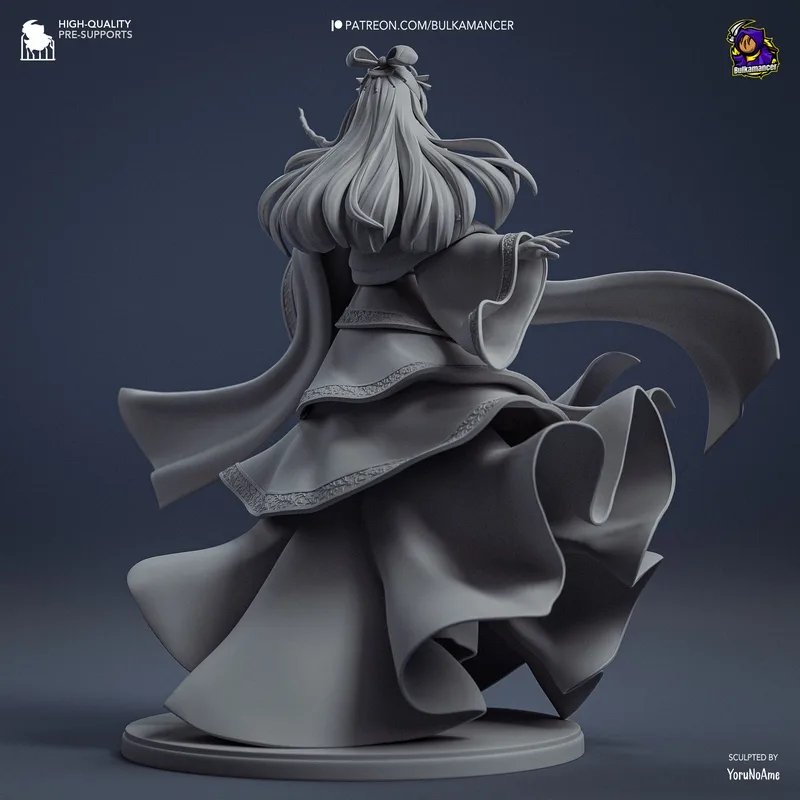 Bulkamancer - 金氏 - 药剂师日志 - 3D打印模型|Bulkamancer – Jinshi – The Apothecary Diaries – 3D Print Model