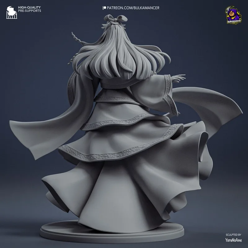 Bulkamancer - 金氏 - 药剂师日志 - 3D打印模型|Bulkamancer – Jinshi – The Apothecary Diaries – 3D Print Model