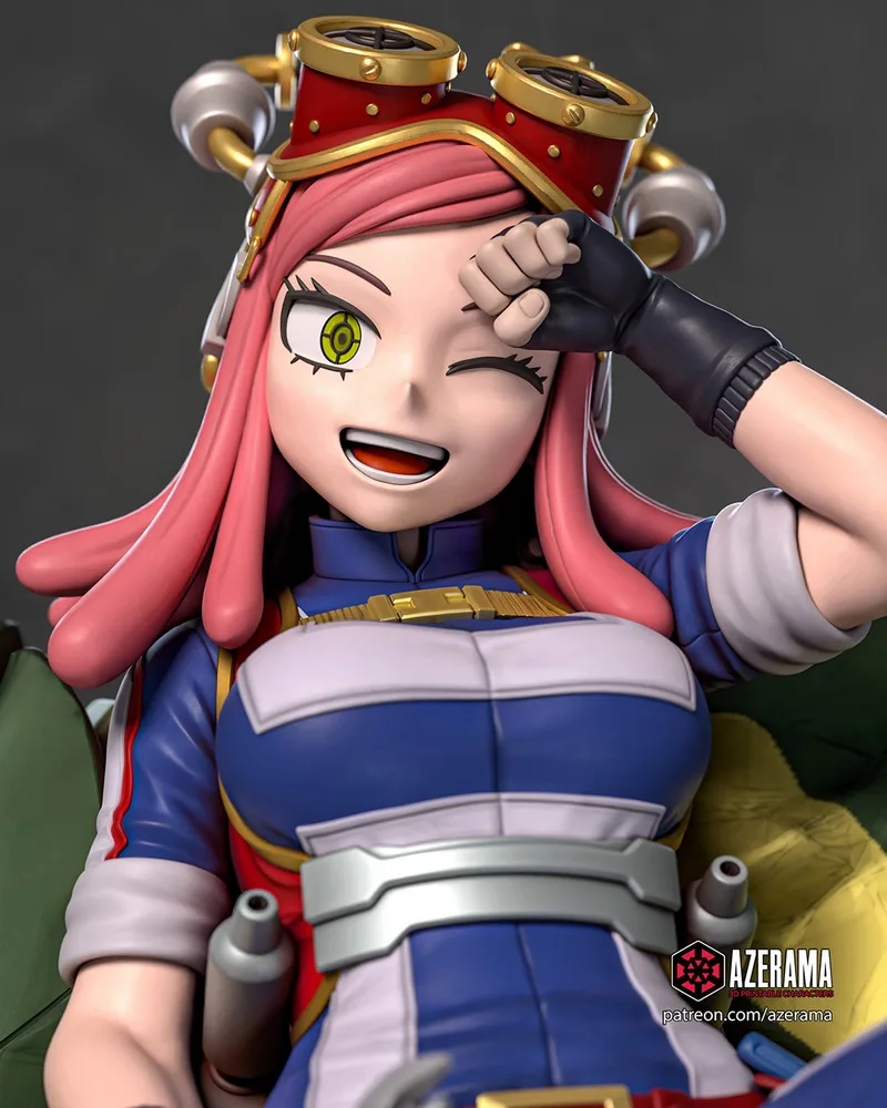 Azerama – My Hero Academia – Mei Hatsume – 3D Print Model