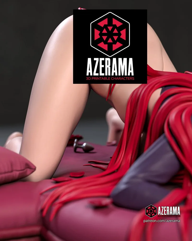 Azerama出品：高校DxD 丽亚·格雷莫利 3D打印模型|Azerama – High School DxD – Rias Gremory – 3D Print Model