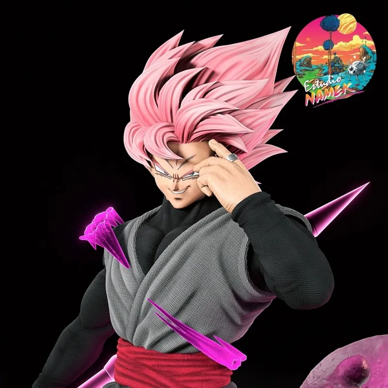 名古屋工作室 黑悟空 3D打印模型|Estudio Namek – Black Goku – 3D Print Model