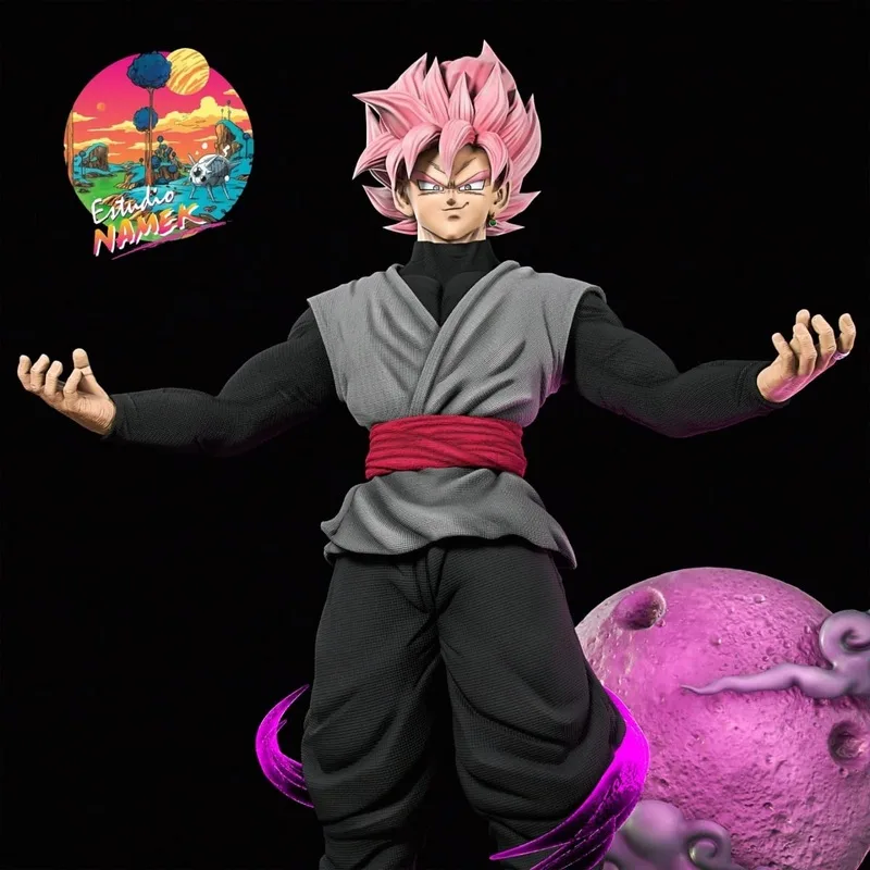 名古屋工作室 黑悟空 3D打印模型|Estudio Namek – Black Goku – 3D Print Model
