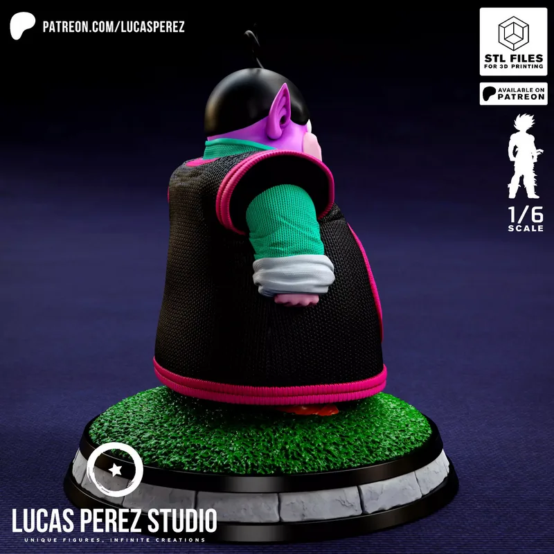 卢卡斯佩雷斯工作室 - 西卡io-sama - 3D打印模型|Lucas Perez Studio – West Kaio-Sama – 3D Print Model