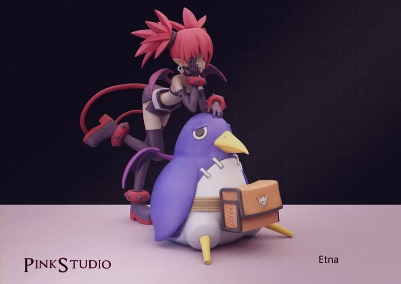 Pink Studio 乙女游戏《Disgaea》角色3D打印模型|Pink Studio – Etna – Disgaea – 3D Print Model
