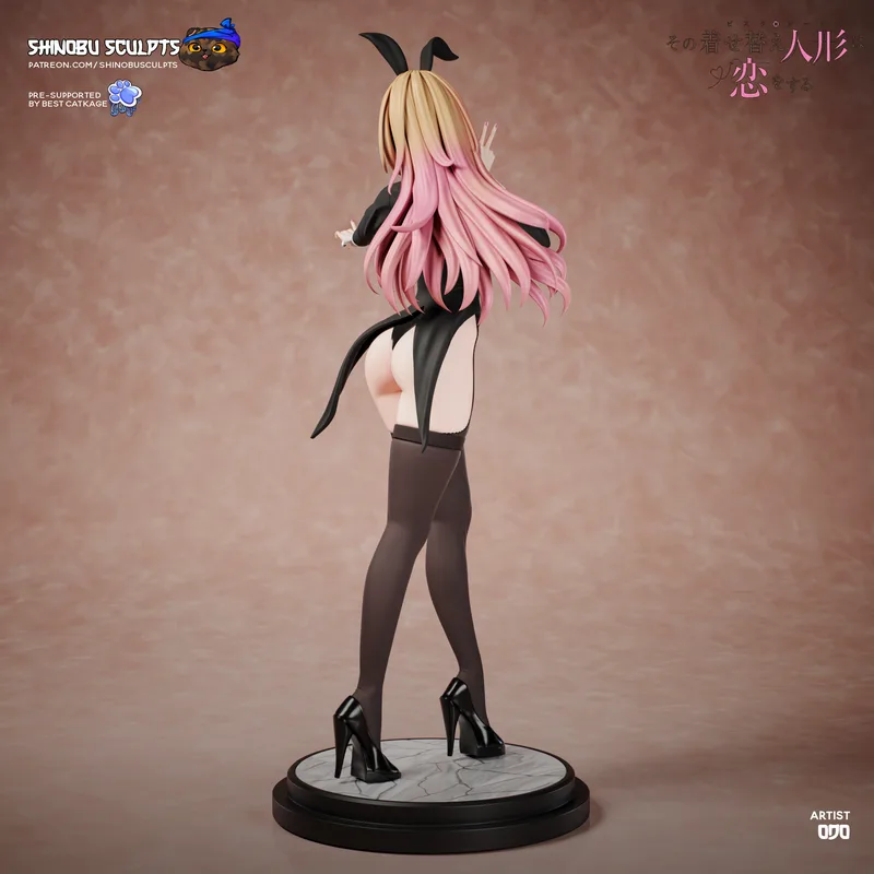 神无滨手办——我的换装娃娃—— Marin Kitagawa — 3D打印模型|Shinobu Sculpts – My Dress-Up Darling – Marin Kitagawa – 3D Print Model