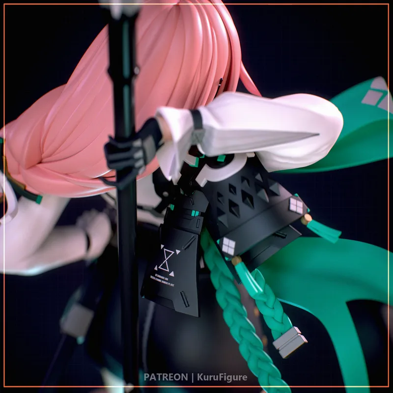 Kuru角色3D打印模型——《零之Zone》|Kuru Figures – Tsukishiro Yanagi – Zenless Zone Zero – 3D Print Model