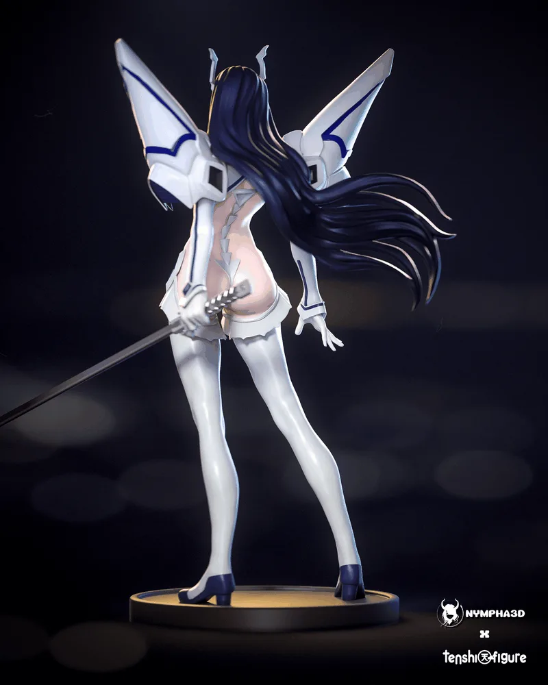 Nympha·神无町·杀戮之刃 3D打印模型|Nympha – Satsuki Kiryuin – Kill La Kill – 3D Print Model
