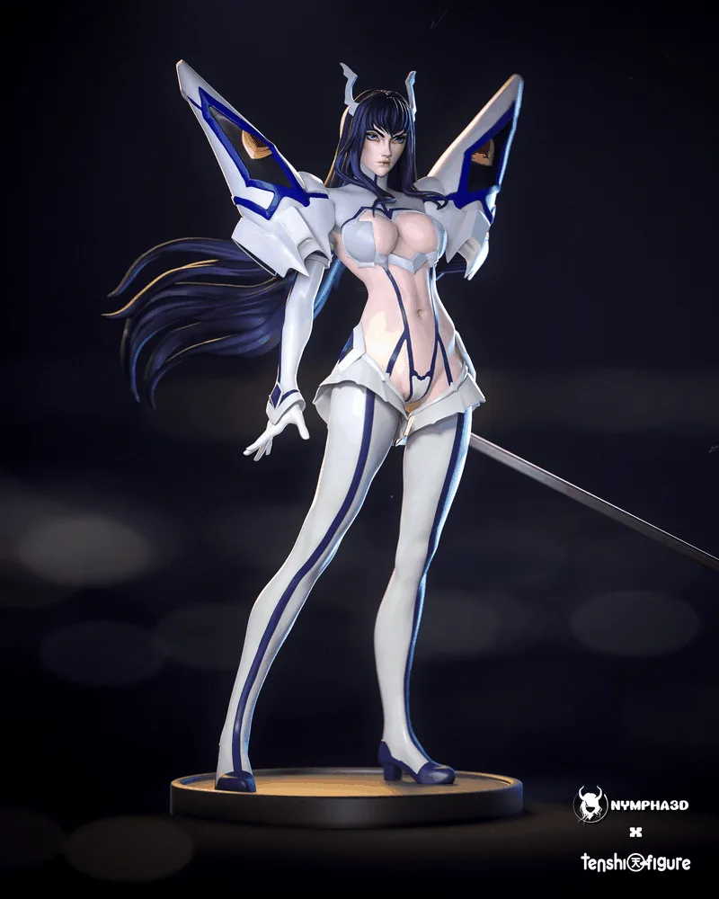 Nympha·神无町·杀戮之刃 3D打印模型|Nympha – Satsuki Kiryuin – Kill La Kill – 3D Print Model