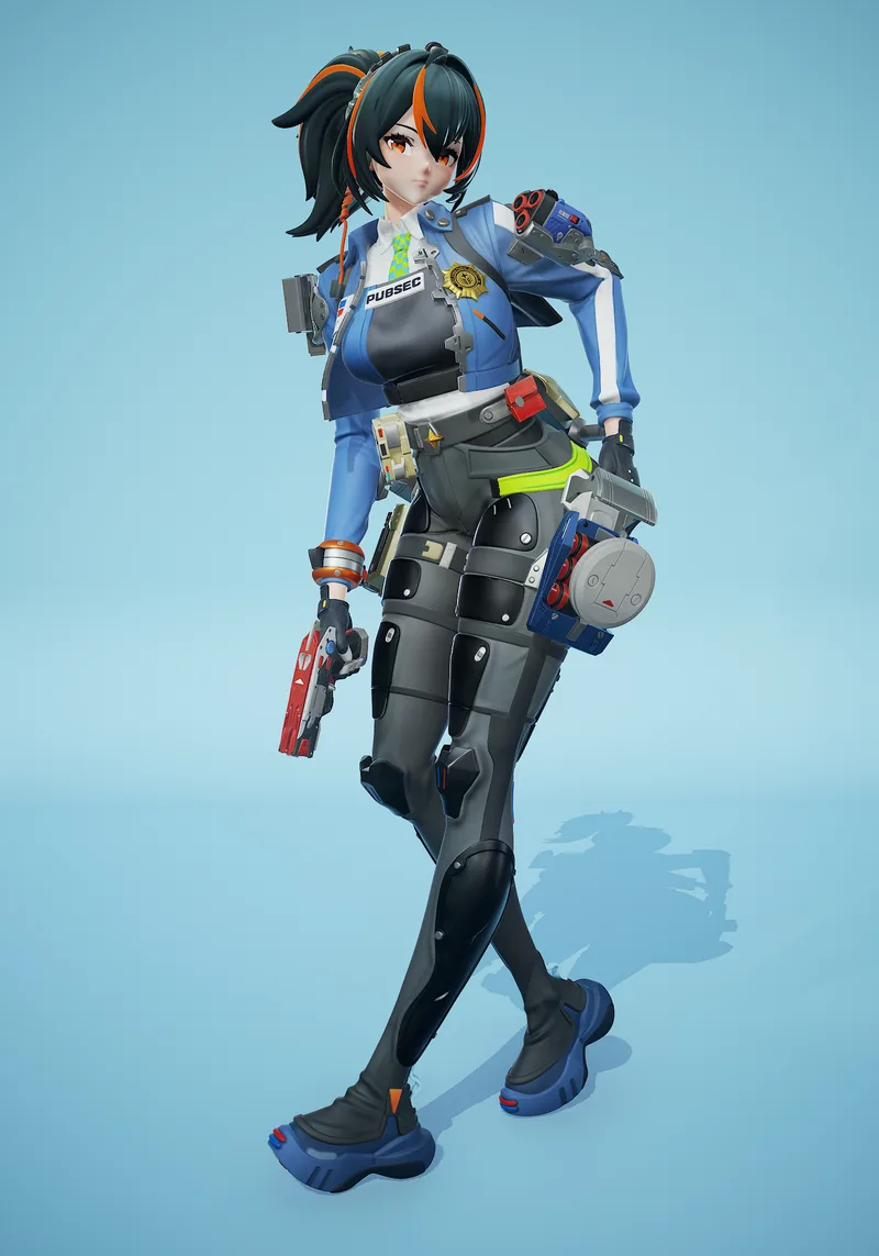 Ruby – 朱元 – 无禅区零 3D打印模型|Rubim – Zhu Yuan – Zenless Zone Zero – 3D Print Model