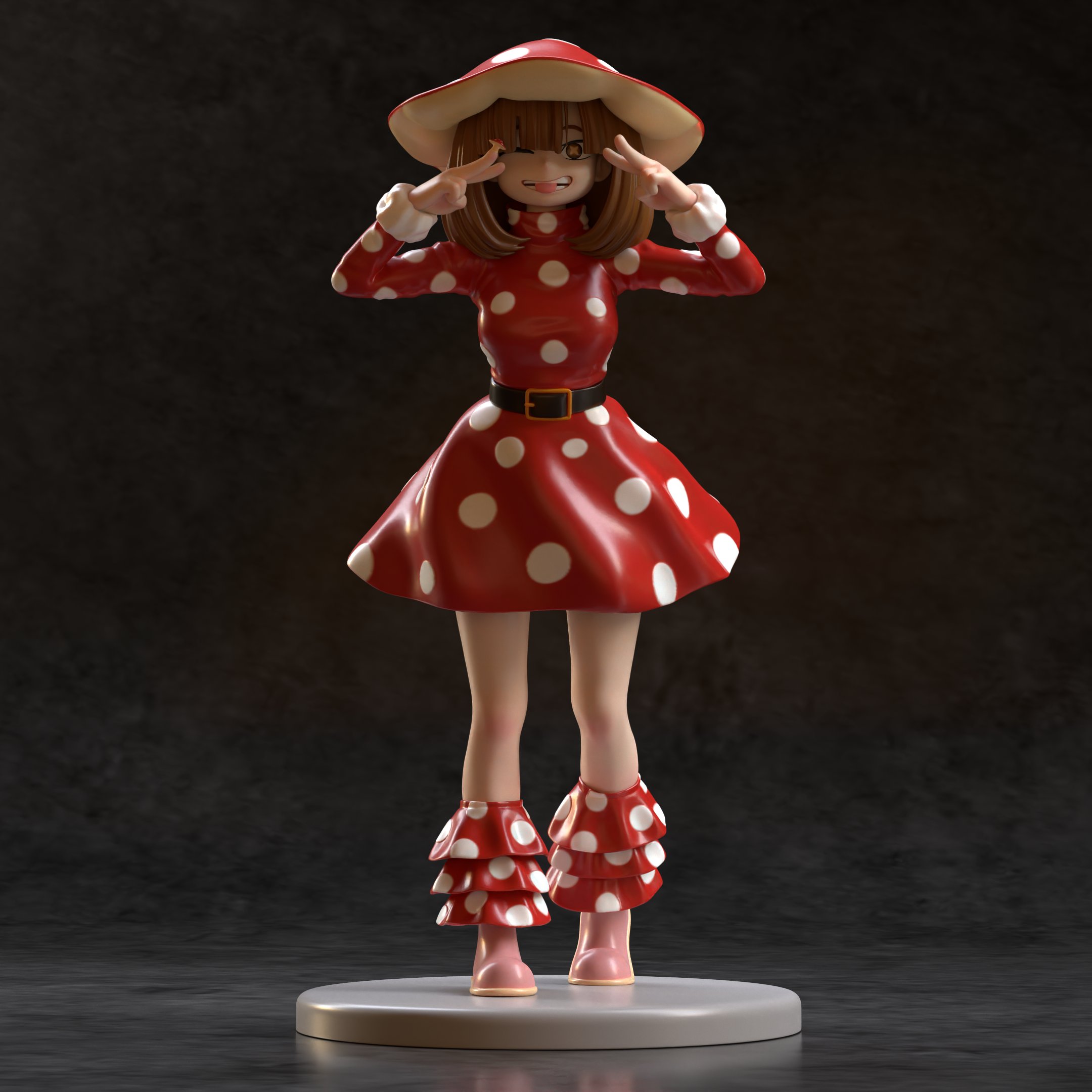 kinoko komori - 我的英雄 - 3D打印模型|Kinoko Komori – Boku no Hero – 3D Print Model STL