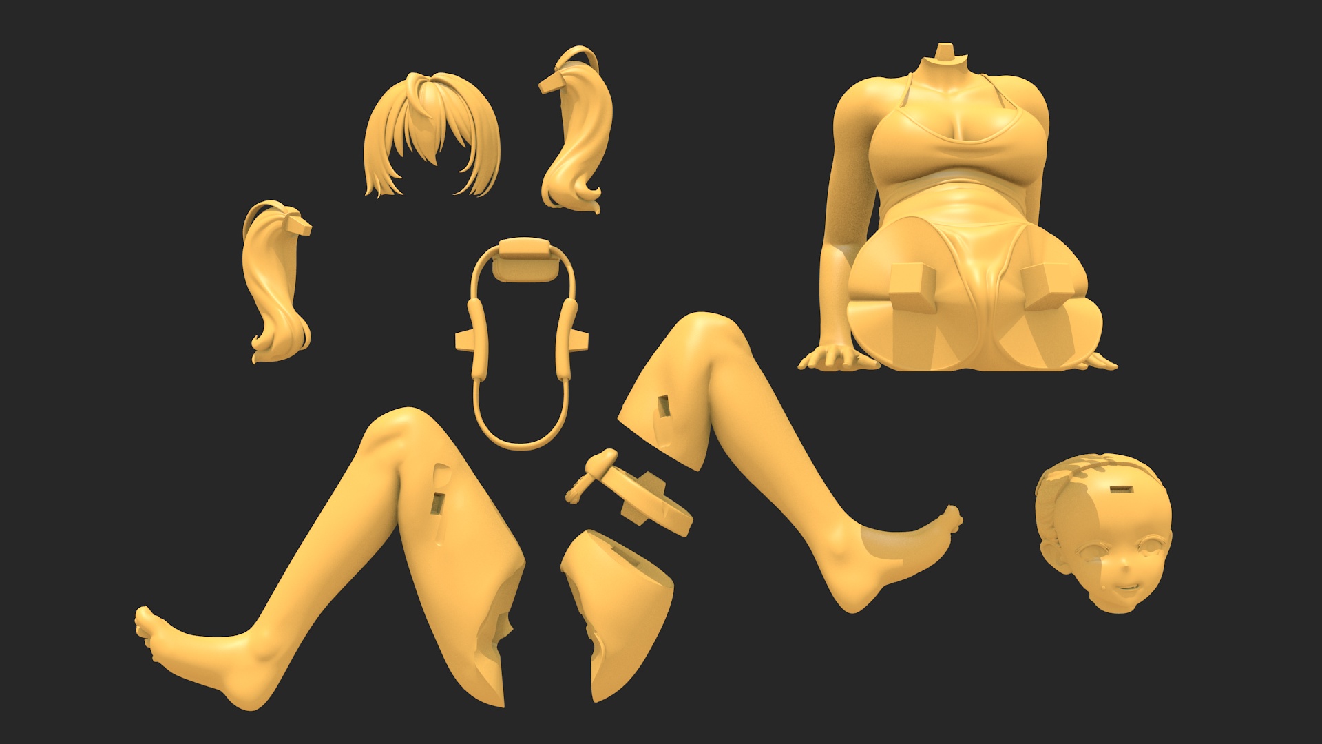 3D打印模型：钢铁侠手办造型|Workout – 3D Print Model STL