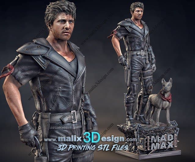 Mad Max 3D打印模型|Mad Max – 3D Print Model