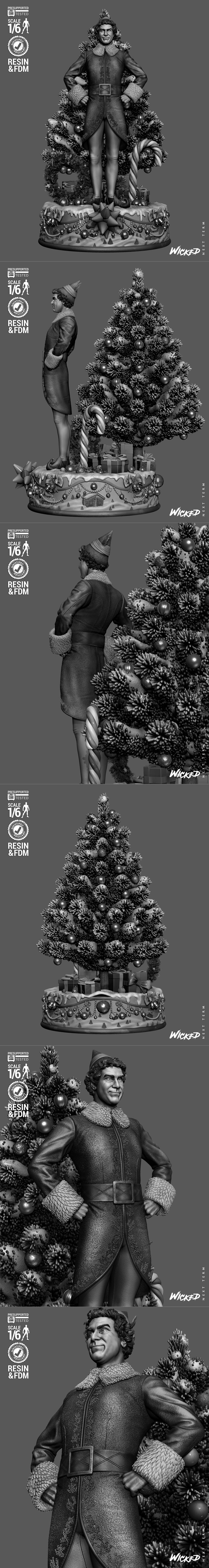 邪恶精灵雕塑 3D打印模型|Wicked – Elf Sculpture – 3D Print Model STL