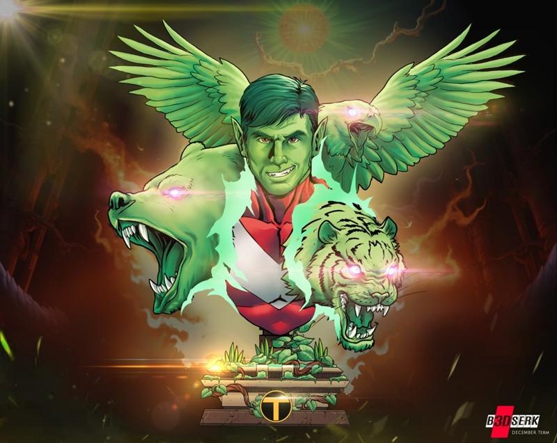 B3DSERK – 狼人少年立体打印模型|B3DSERK – Beast Boy Bust Portrait – 3D Print Model STL