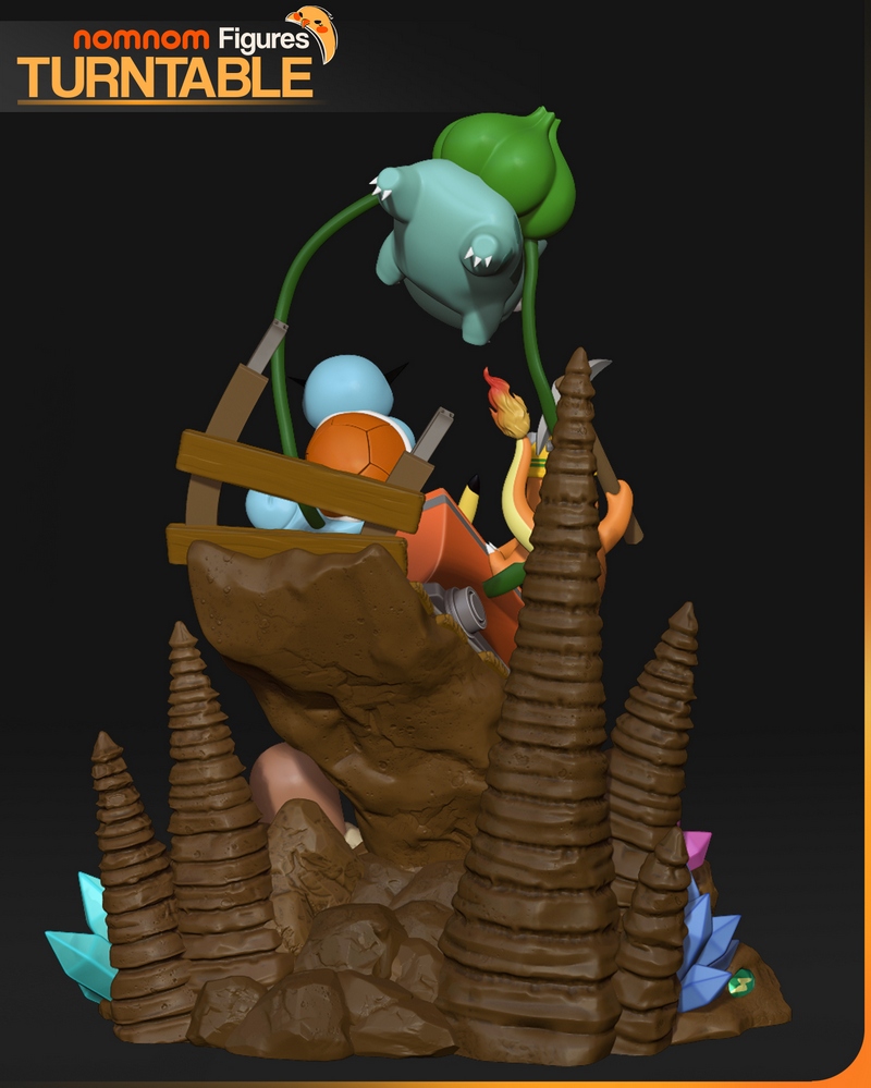 宝可梦3D打印模型：皮卡丘|NomNom Figures – Pikachu – Pokemon – 3D Print Model