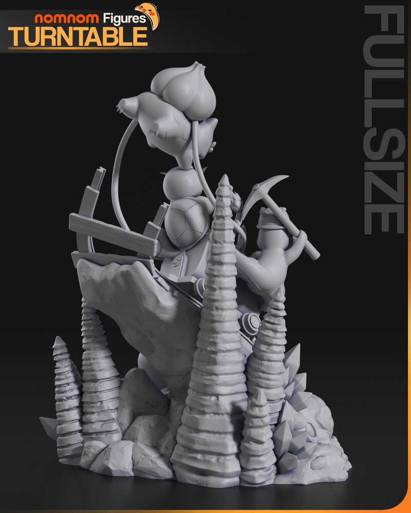 宝可梦3D打印模型：皮卡丘|NomNom Figures – Pikachu – Pokemon – 3D Print Model