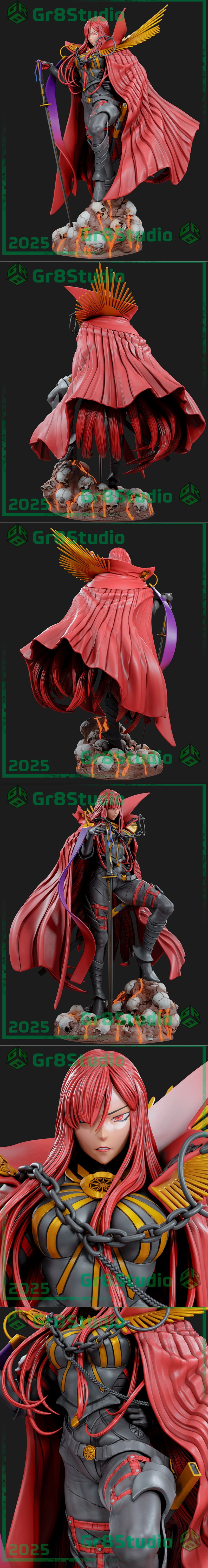 Gr8Tech - 《信长之怒》信长 3D打印模型|Gr8Tech – Fate – Demon King Nobunaga (Nobunaga Avenger) – 3D Print Model STL