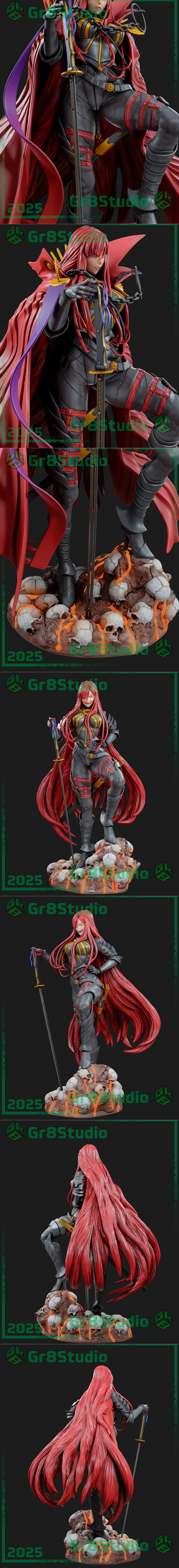 Gr8Tech - 《信长之怒》信长 3D打印模型|Gr8Tech – Fate – Demon King Nobunaga (Nobunaga Avenger) – 3D Print Model STL