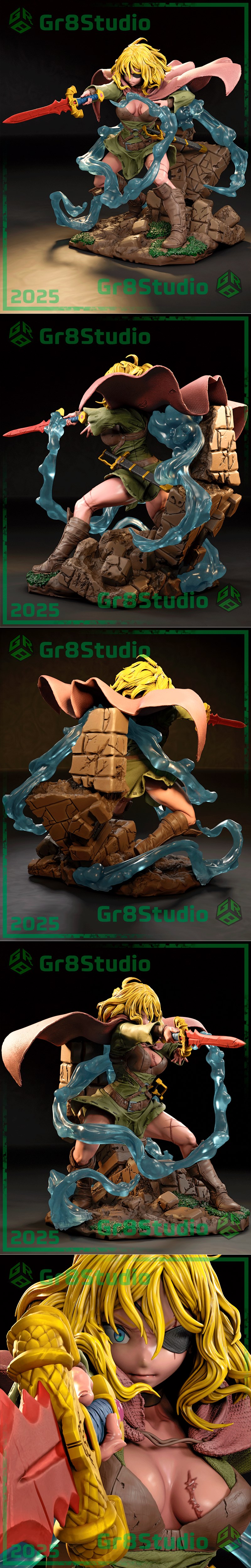 Clevatess 3D打印模型：Alicia Glenfall角色造型|Gr8Tech – Clevatess – Alicia Glenfall – 3D Print Model STL