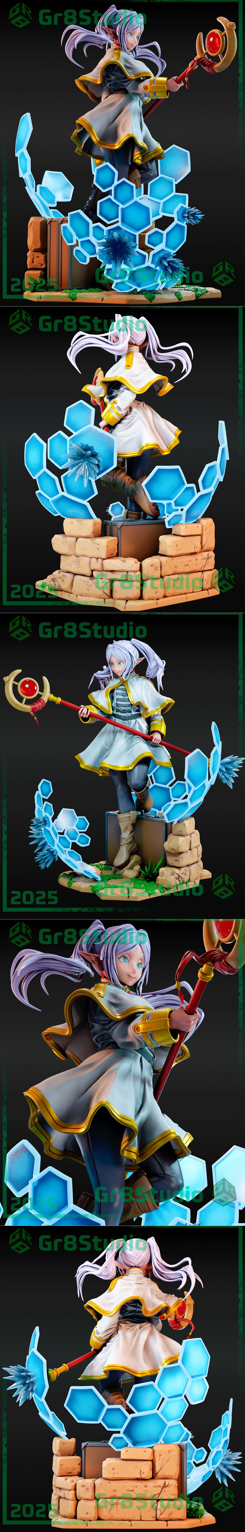 Gr8Tech - 《弗里埃伦》3D打印模型|Gr8Tech – Sousou no Frieren – Frieren – 3D Print Model STL