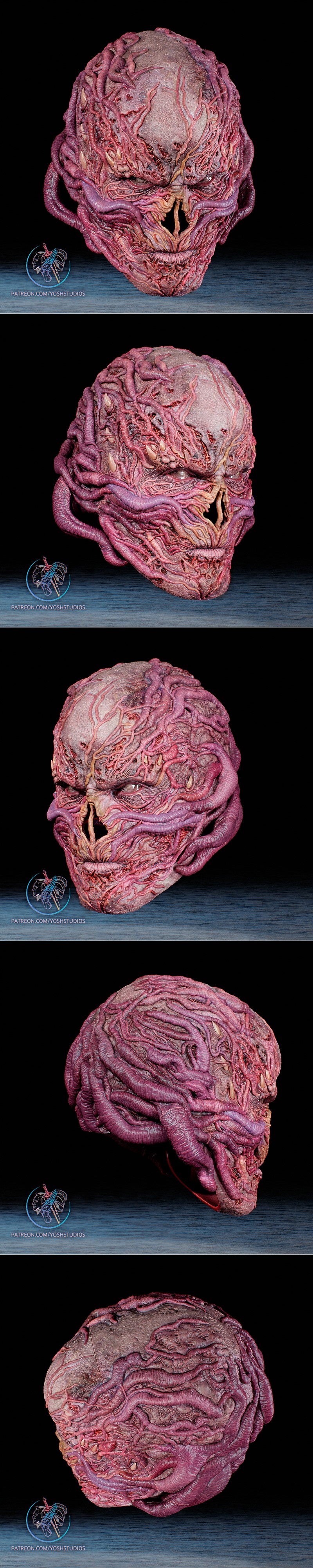 Vecna 第五季头盔 3D打印模型|Vecna Season 5 Helmet – 3D Print Model STL