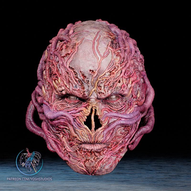 Vecna 第五季头盔 3D打印模型|Vecna Season 5 Helmet – 3D Print Model STL