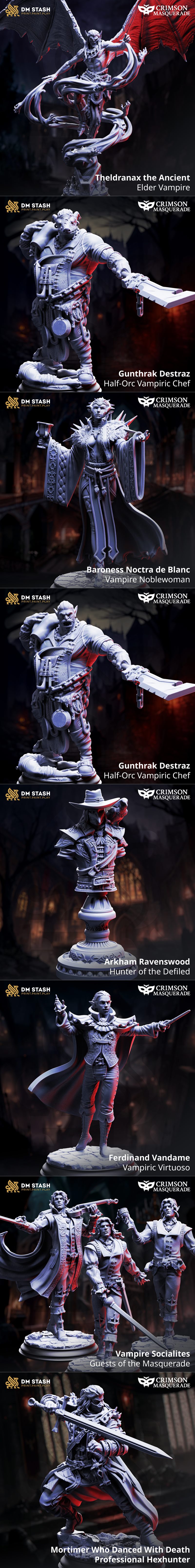 DM Stash – 委内瑞拉暗影节 2025 3D打印模型|DM Stash – Crimson Masquerade September 2025 – 3D Print Model STL
