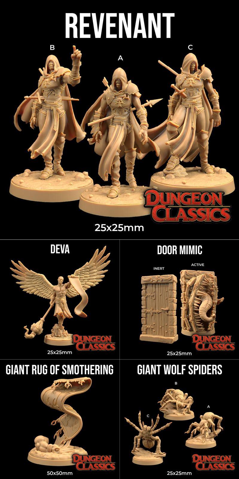 dungeon经典2025 - 3D打印模型STL|Dungeon Classics December 2025 – 3D Print Model STL