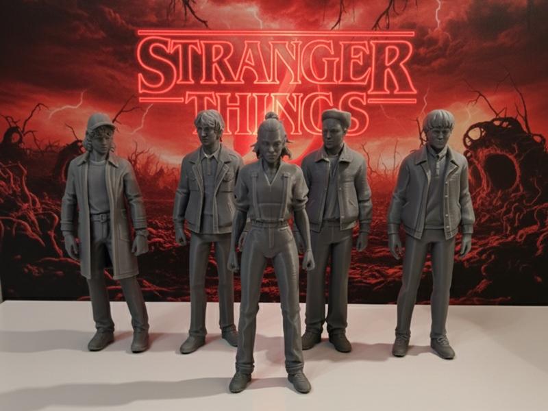怪奇物语 高清细节 3D打印模型|Stranger Things – High Detail Set – 3D Print Model STL
