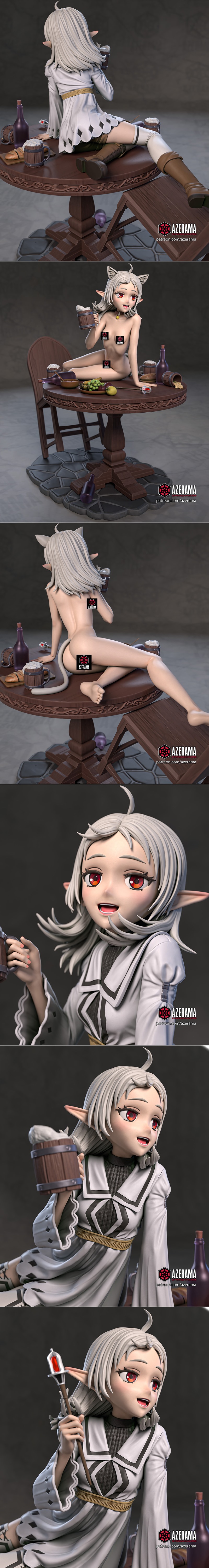Azerana《蘑菇奇缘》丝菲 3D打印模型|Azerana – Mushoku tensei – Sylphie – 3D Print Model STL