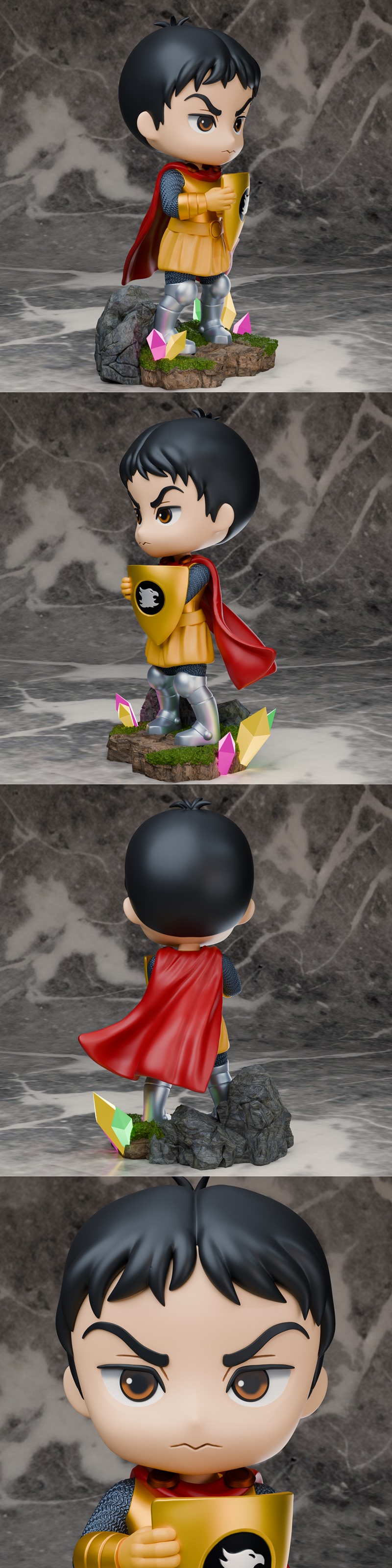 Chibi风格3D打印模型：Eric角色雕塑|Chibi Land Figures – Eric – 3D Print Model STL