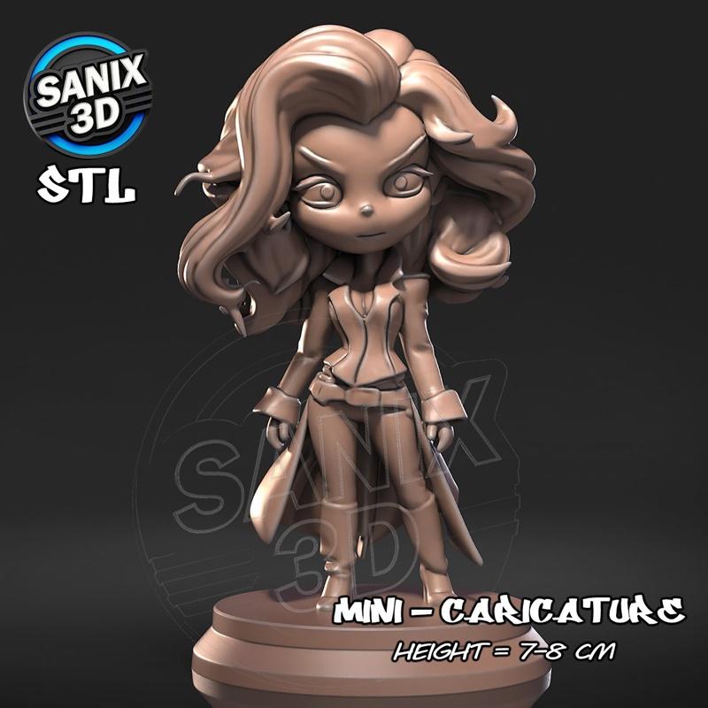 Sanix迷你系列 Selene 3D打印模型|Sanix – Mini – Selene – 3D Print Model STL