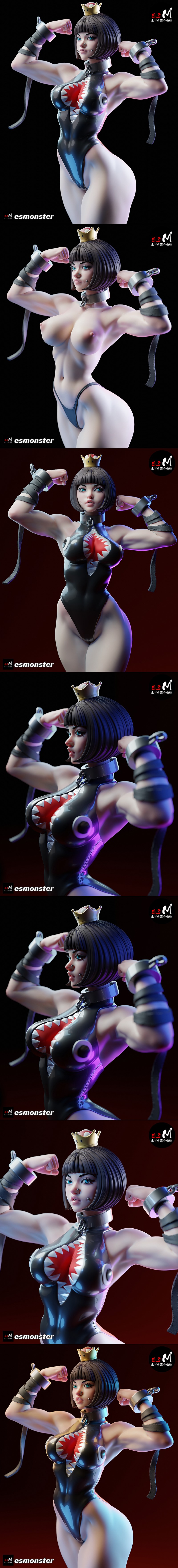 E.S.怪物-Chompette健身版-3D打印模型|E.S Monster – Chompette Fitness Ver – 3D Print Model STL