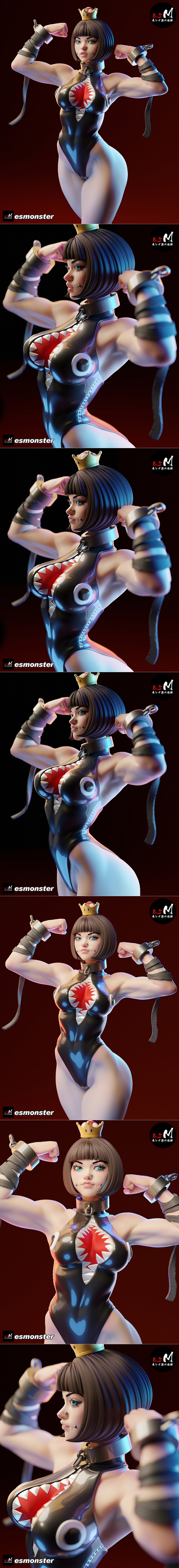 E.S.怪物-Chompette健身版-3D打印模型|E.S Monster – Chompette Fitness Ver – 3D Print Model STL
