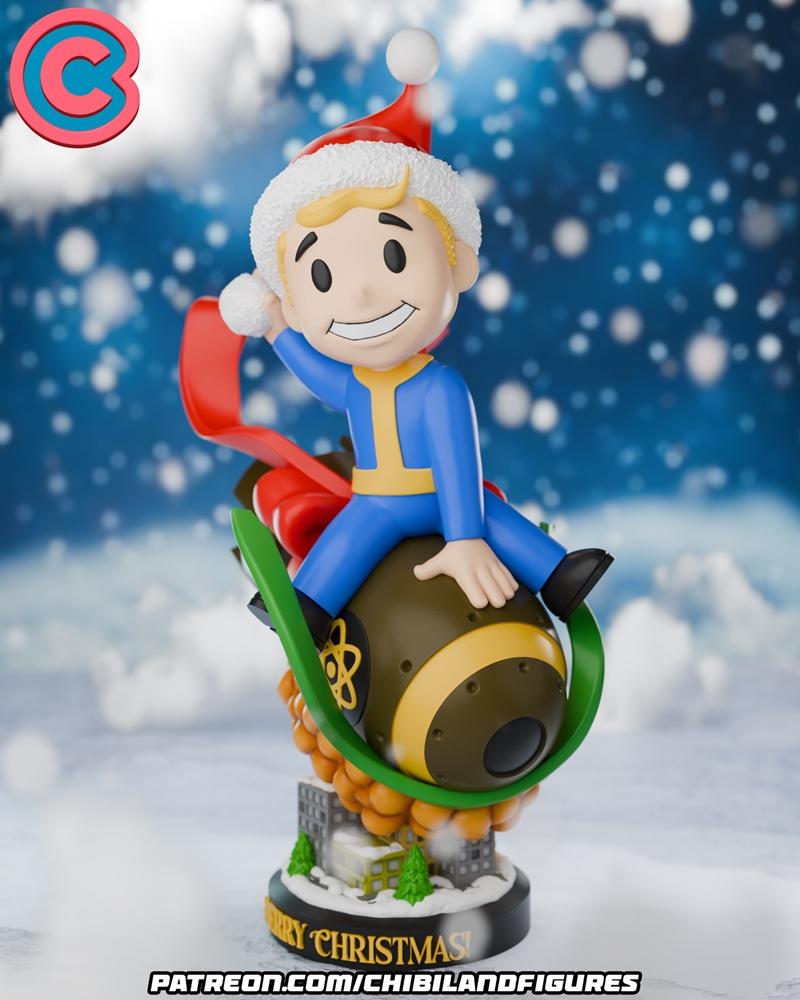 Vault Boy 3D打印迷你玩偶模型|Chibi Land Figures – Vault Boy – 3D Print Model STL