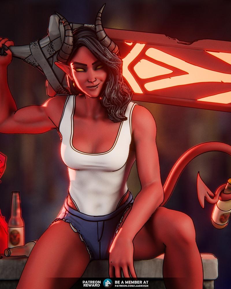 LA3Design - 大地之子 3D打印模型 STL|LA3Design – Dispatch – Malevola – 3D Print Model STL