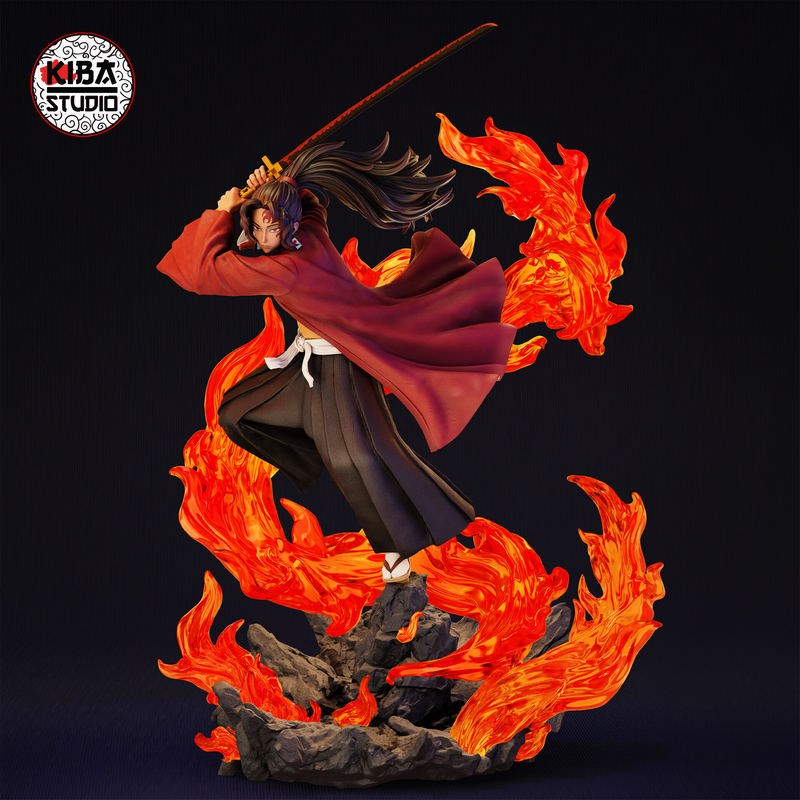 Kiba Studio - 鬼灭之刃 - 究极之刃祢豆子 3D打印模型|Kiba Studio – Yoriichi Tsugikuni – Demon Slayer – 3D Print Model