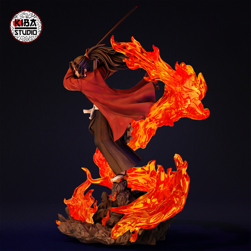 Kiba Studio - 鬼灭之刃 - 究极之刃祢豆子 3D打印模型|Kiba Studio – Yoriichi Tsugikuni – Demon Slayer – 3D Print Model