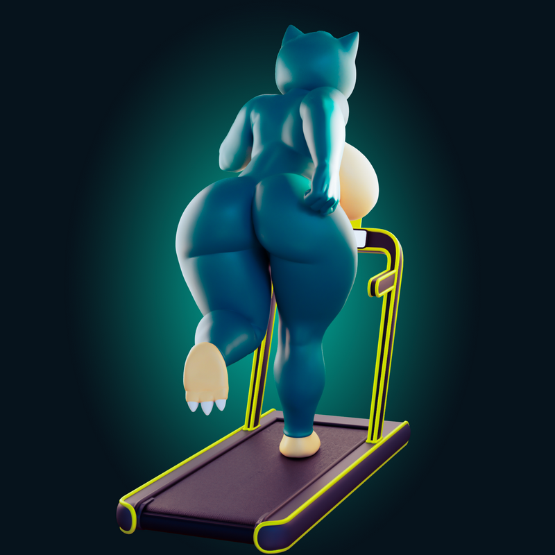 Rhu工作室 3D打印斯诺伦克斯模型|Officer Rhu – Snorlax – 3D Print Model
