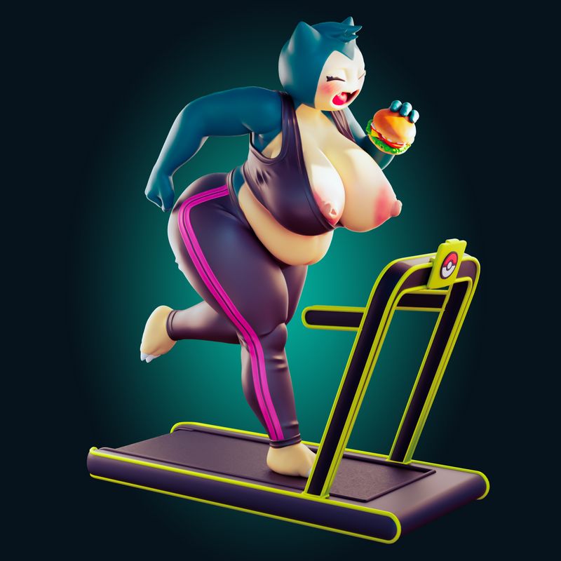 Rhu工作室 3D打印斯诺伦克斯模型|Officer Rhu – Snorlax – 3D Print Model