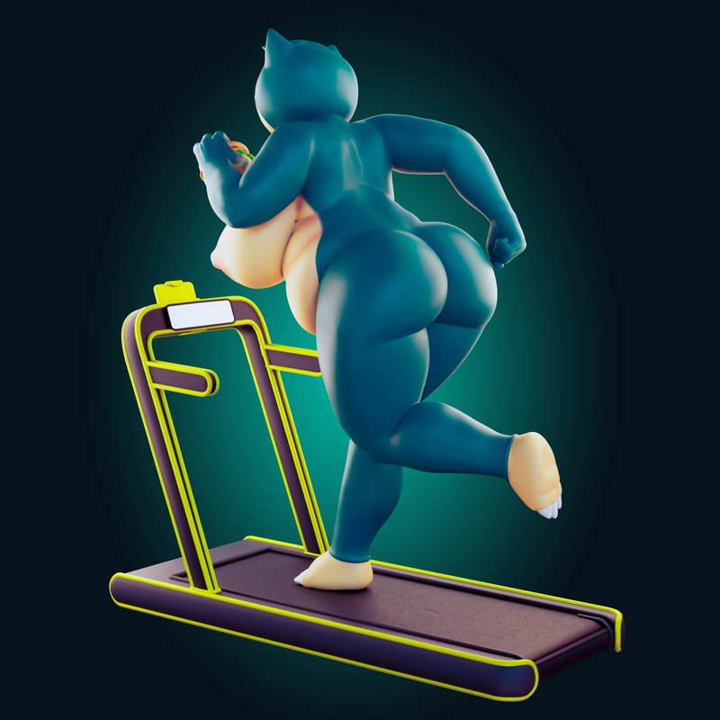 Rhu工作室 3D打印斯诺伦克斯模型|Officer Rhu – Snorlax – 3D Print Model