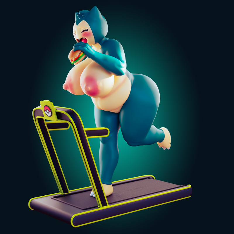 Rhu工作室 3D打印斯诺伦克斯模型|Officer Rhu – Snorlax – 3D Print Model