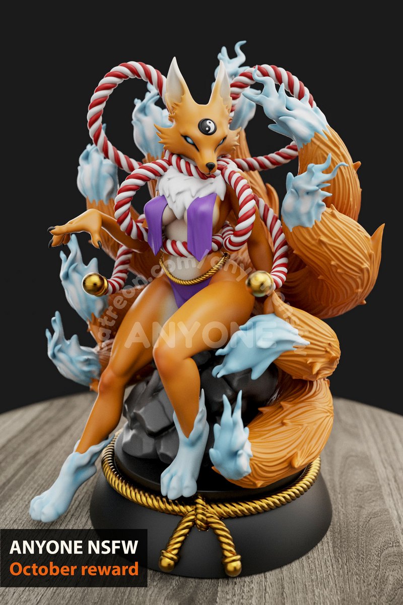 Kyubimon 3D打印模型|AnyoneNSFW – Kyubimon – 3D Print Model