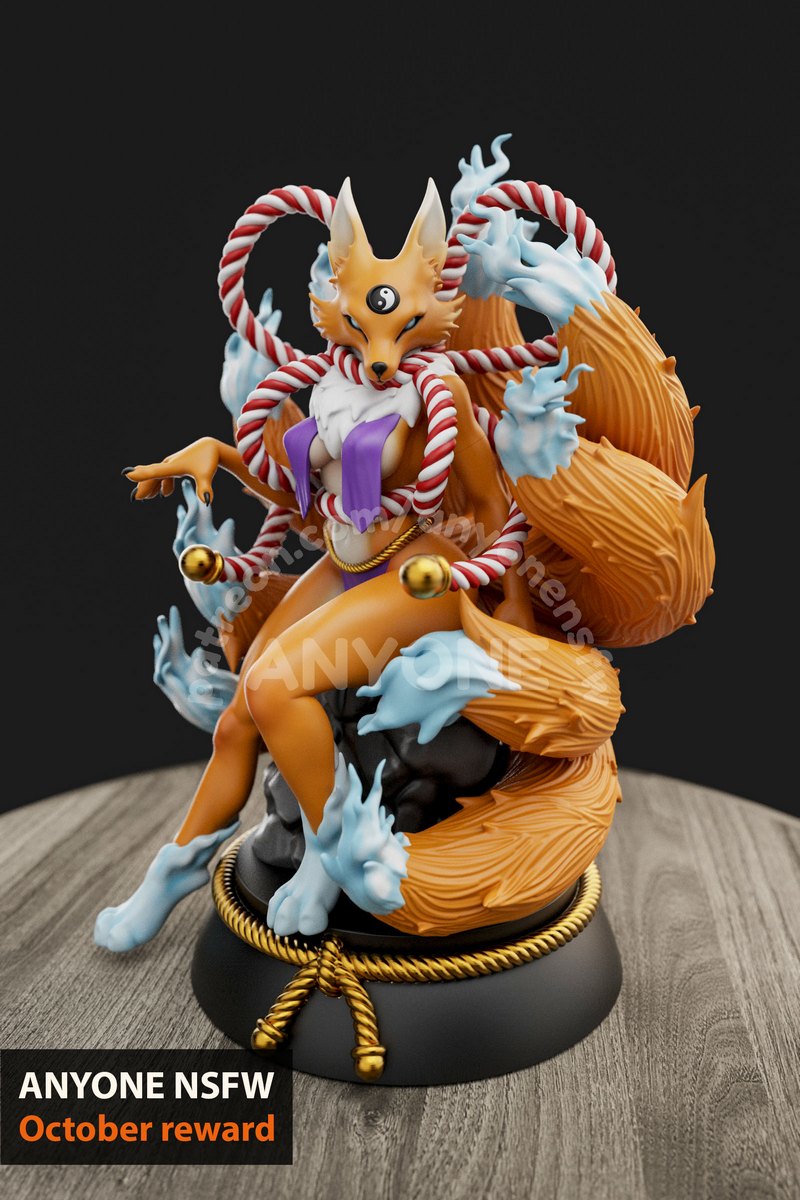 Kyubimon 3D打印模型|AnyoneNSFW – Kyubimon – 3D Print Model
