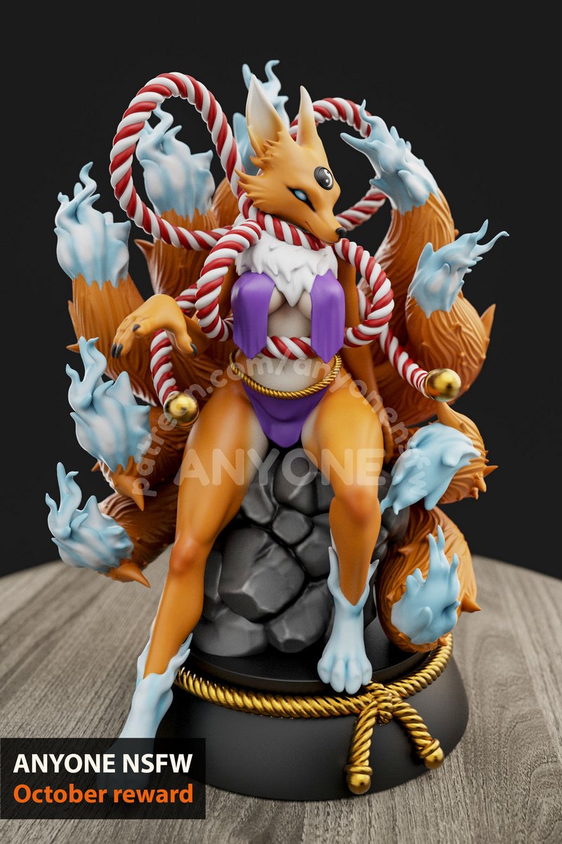 Kyubimon 3D打印模型|AnyoneNSFW – Kyubimon – 3D Print Model