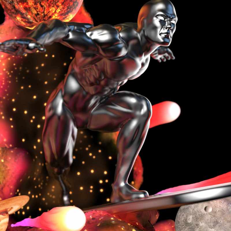 Silver Surfer – 3D Print Model