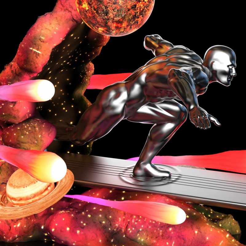 Silver Surfer – 3D Print Model