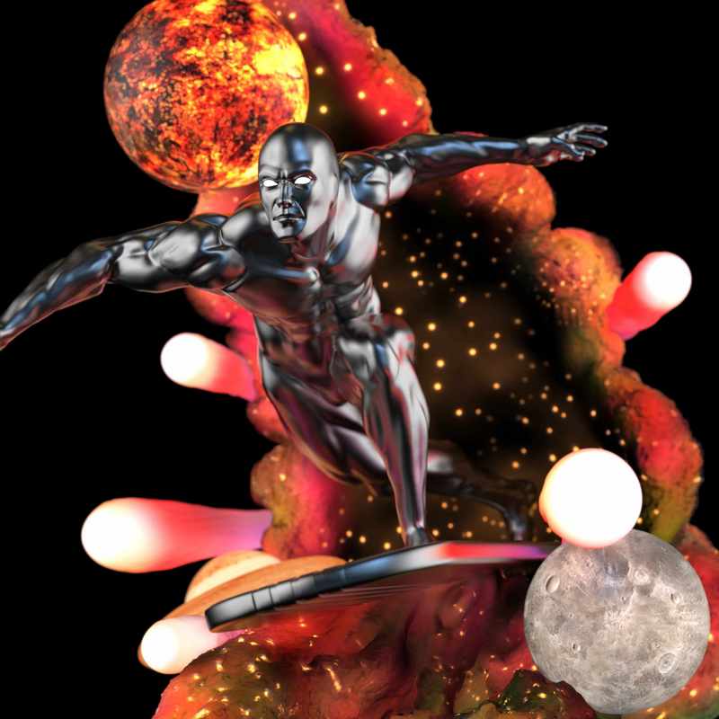 Silver Surfer – 3D Print Model