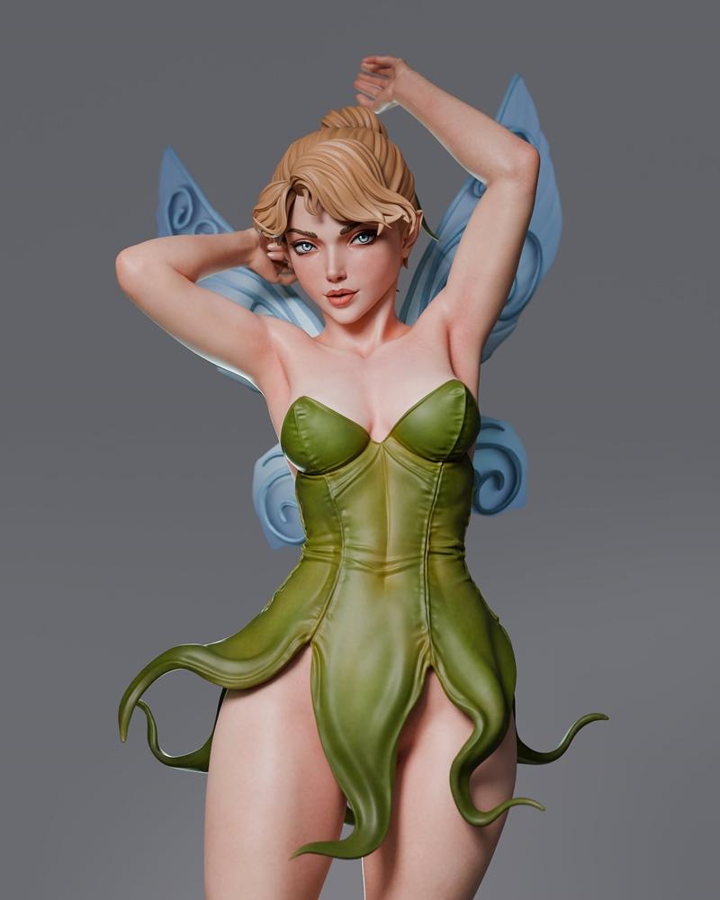 Abe3D - 奇想精灵 - 3D打印模型|Abe3D – Tinker Bell – 3D Print Model STL